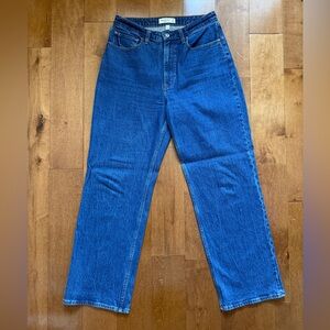 Abercrombie & Fitch Classic Blue Denim Jeans Size 30 Straight Leg